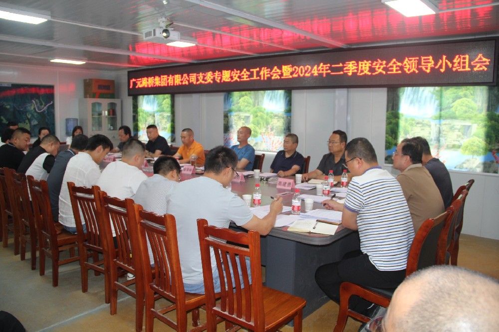 BG大游集团开展支委专题安全工作会暨2024年二季度安全领导小组会